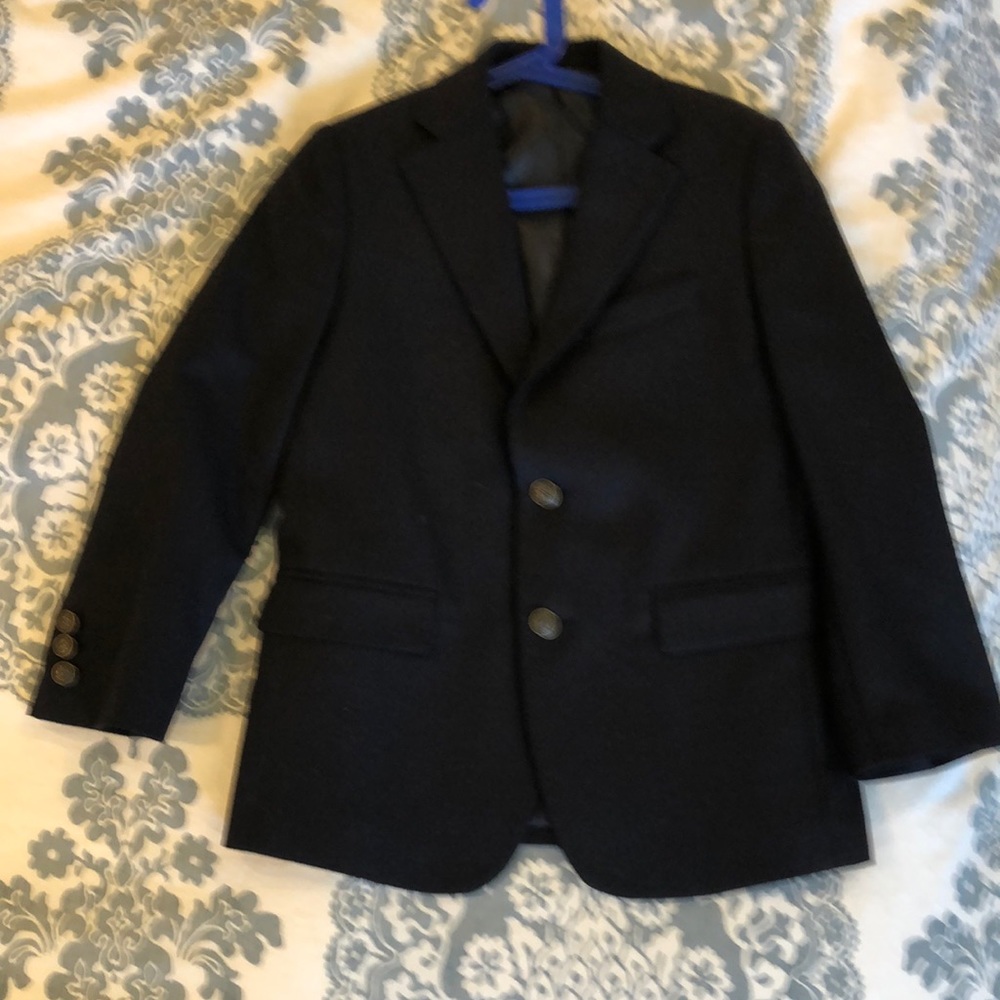 Nordstrom kids size 8 jacket black wool